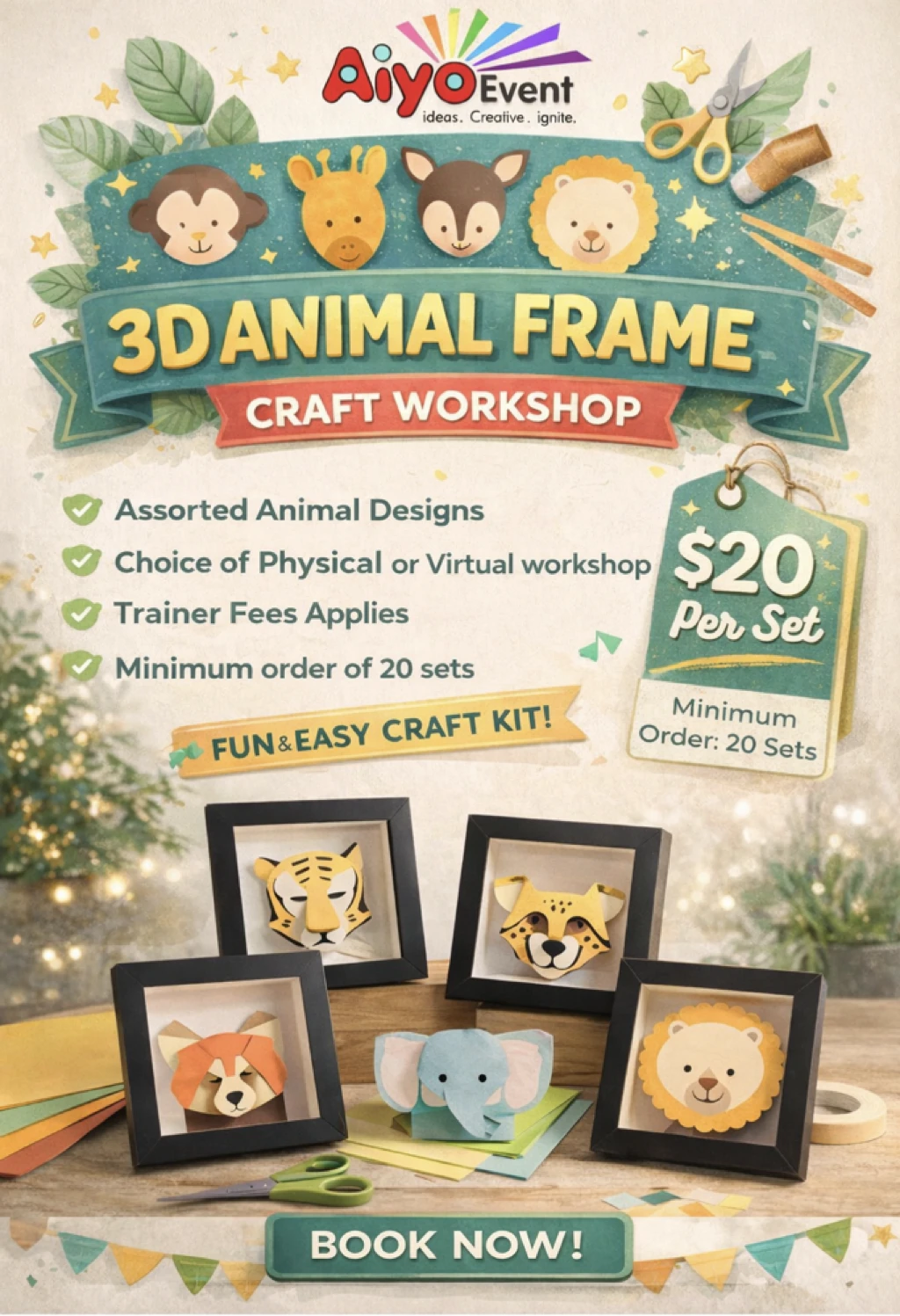 3D Animal Frame
